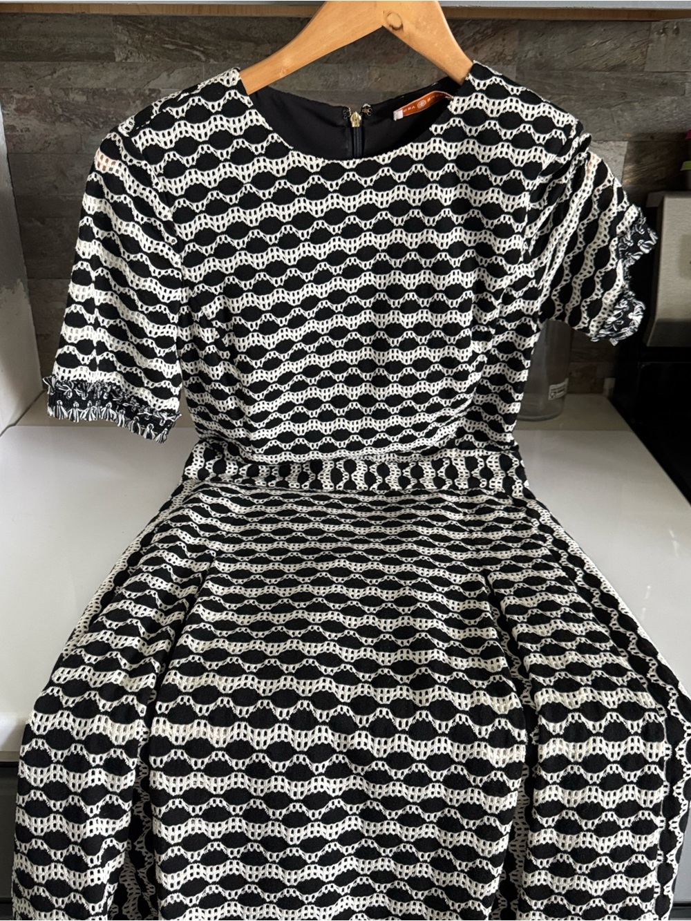 Tory Burch Paulina Fringe A-Line Dress
